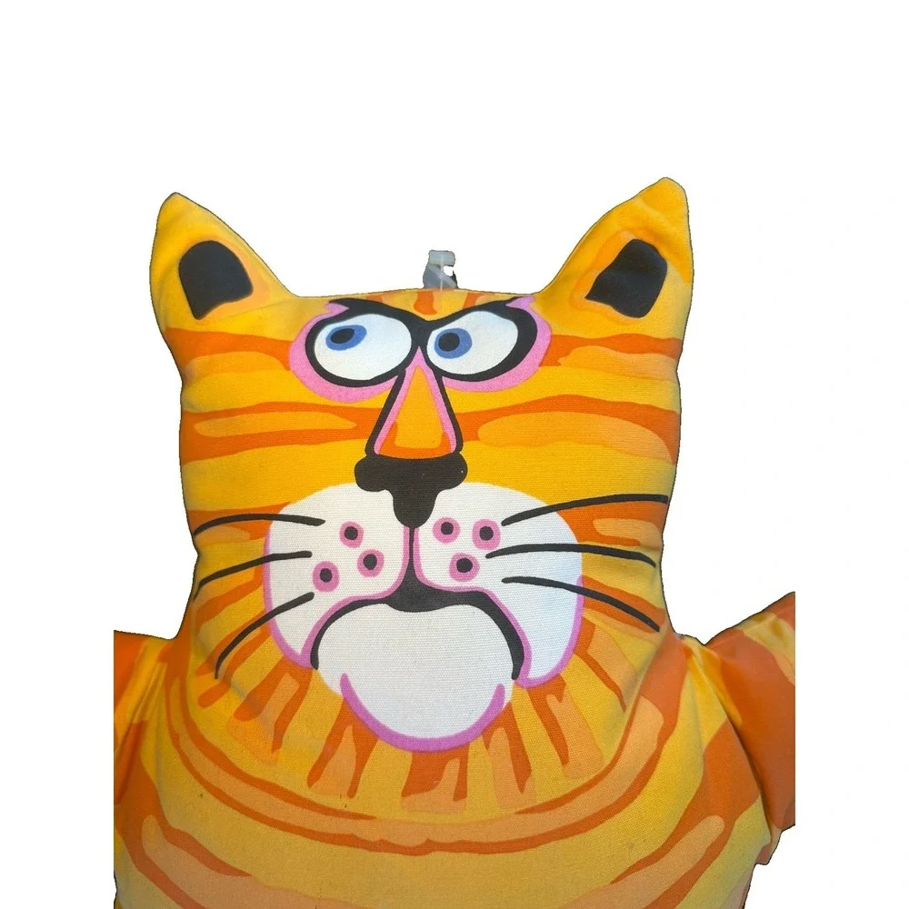 RARE Fat Cat Inc VTG Dog Toy Anne Lika Doggy Hoots NEW Pillow Plush Stuffed 29